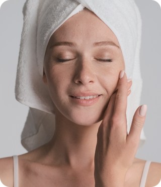 아침, 저녁 세안 후